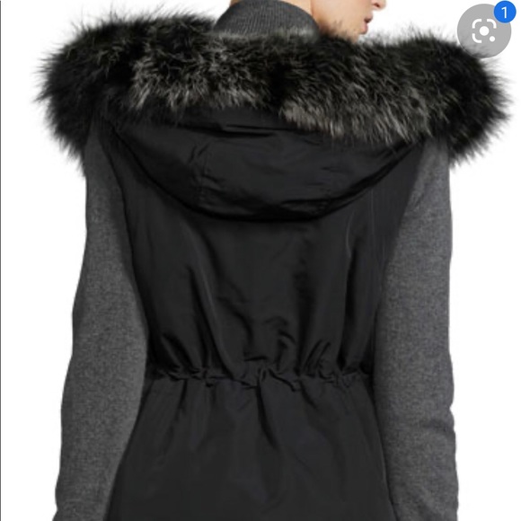 Derek Lam 10 Crosby Fur Trim Hooded Vest NWT -  XS - Picture 2 of 8